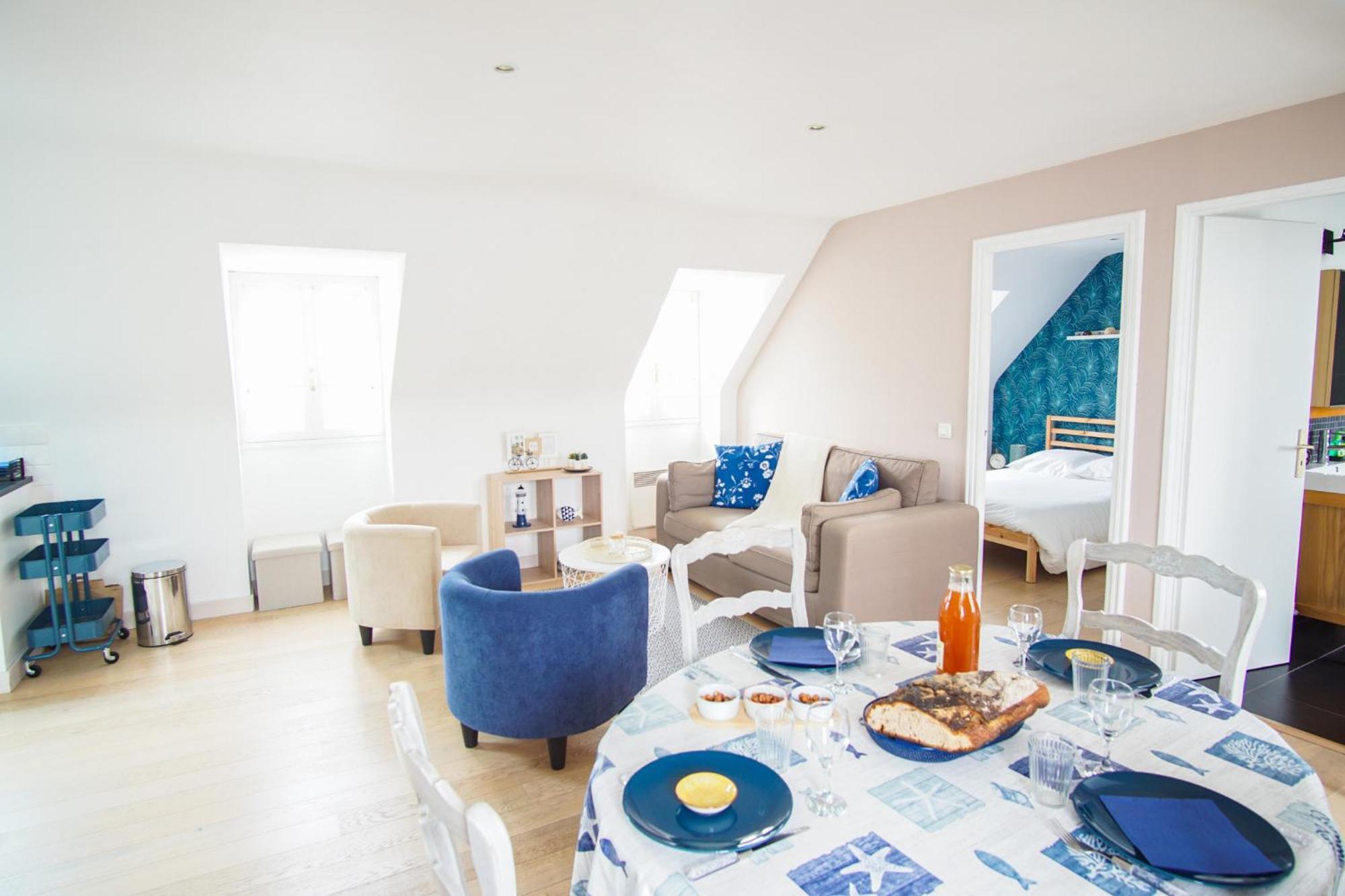 -Blush- Appartement Cosy - Proche Ville-Close كونكارنو المظهر الخارجي الصورة